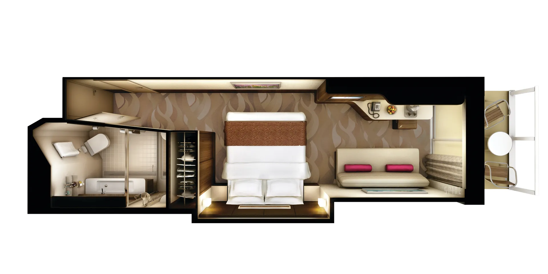 家庭俱樂部陽台套房 4