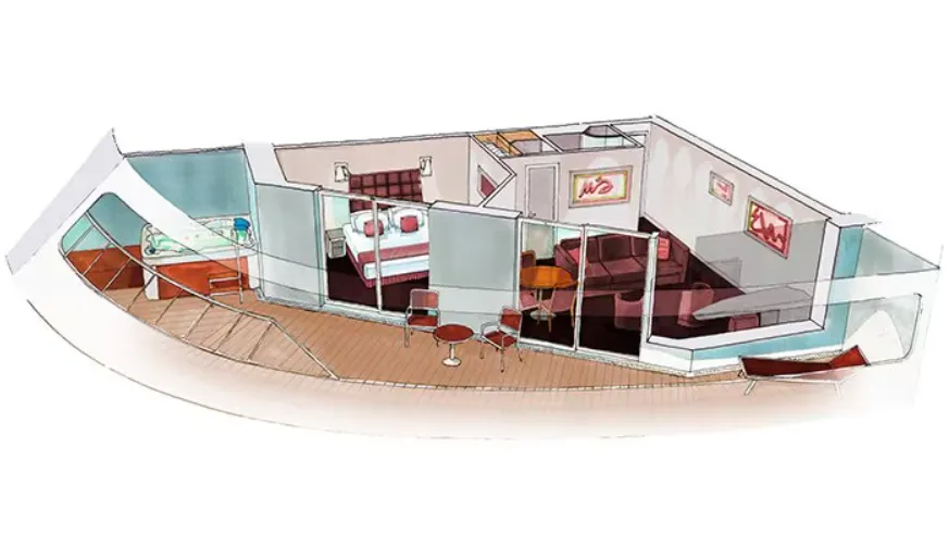 擁有露台的高級套房 2