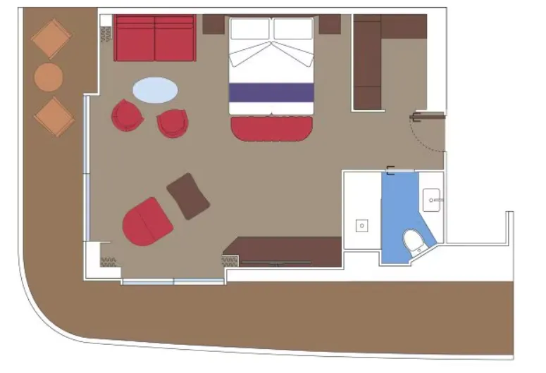 陽台露台豪華套房 8