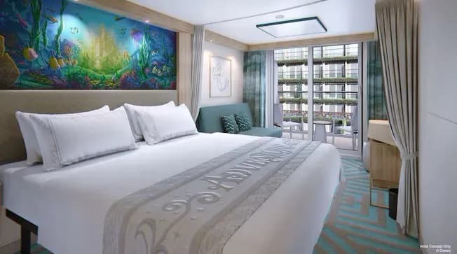 豪華花園景艙房（附陽台） 1