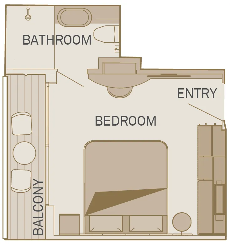 豪華陽台套房 5