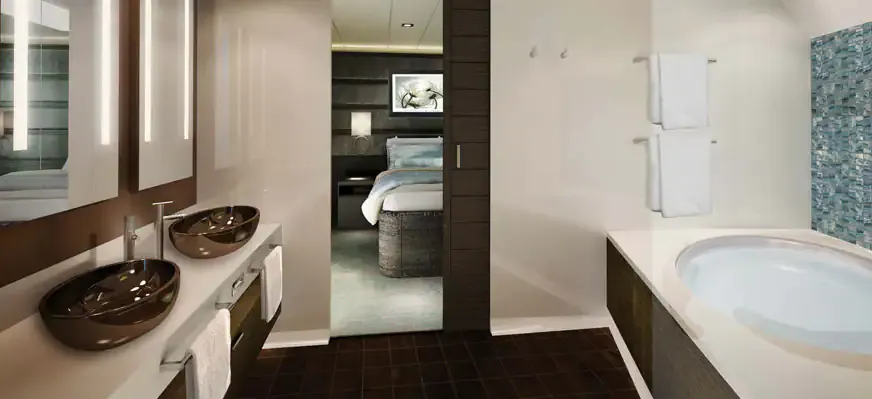 海灣前方陽台豪華套房 1