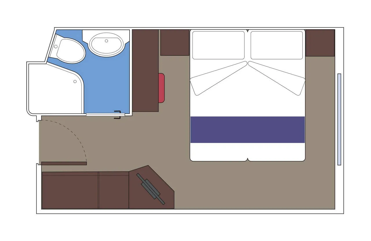 豪華海景小型客房（受阻擋的視野）FANTASTICA 5