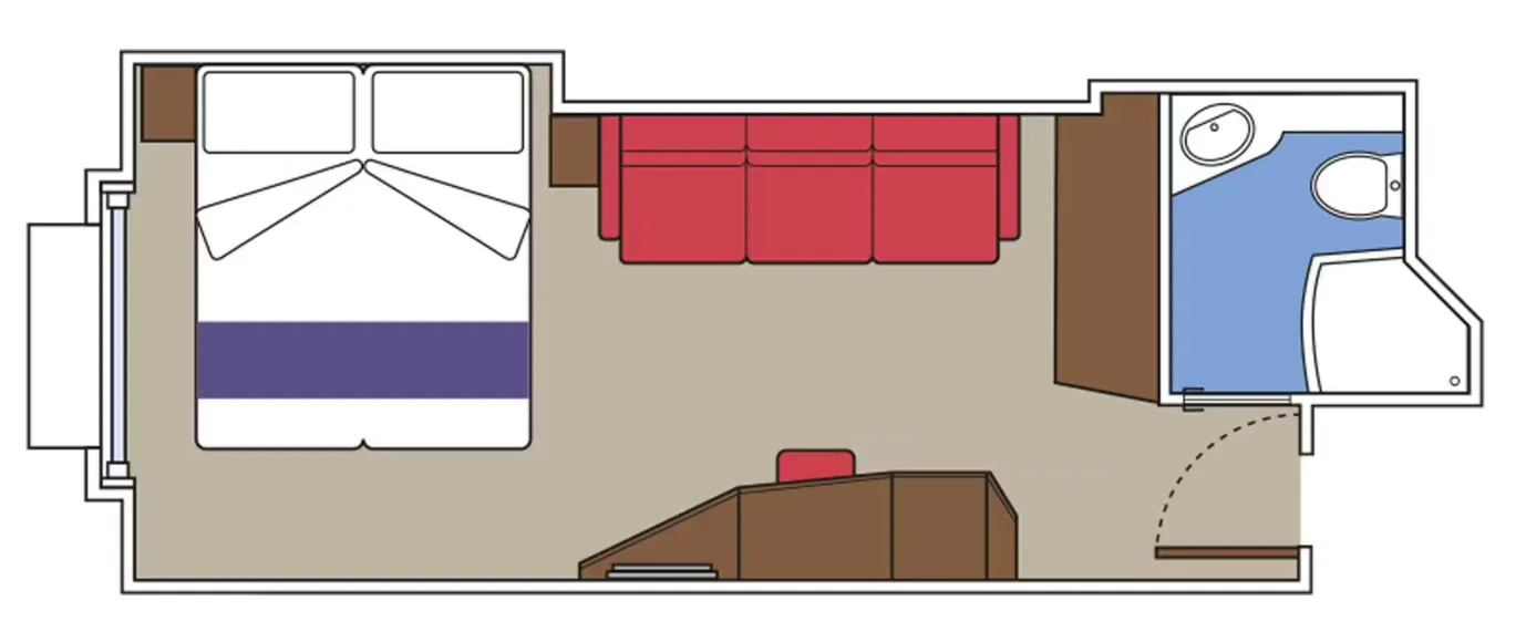 豪華海景小型客房（受阻擋的視野）FANTASTICA 2