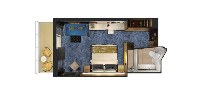 海灣陽台套房 2