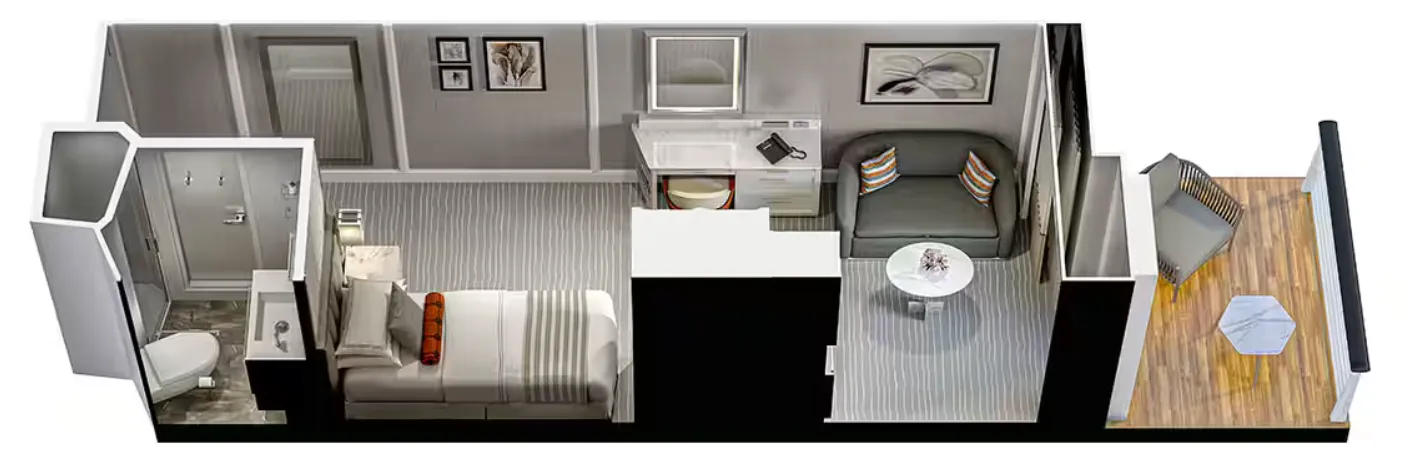 禮賓級獨立陽台艙房 4