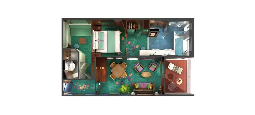 兩臥室豪華家庭套房（附陽台） 3