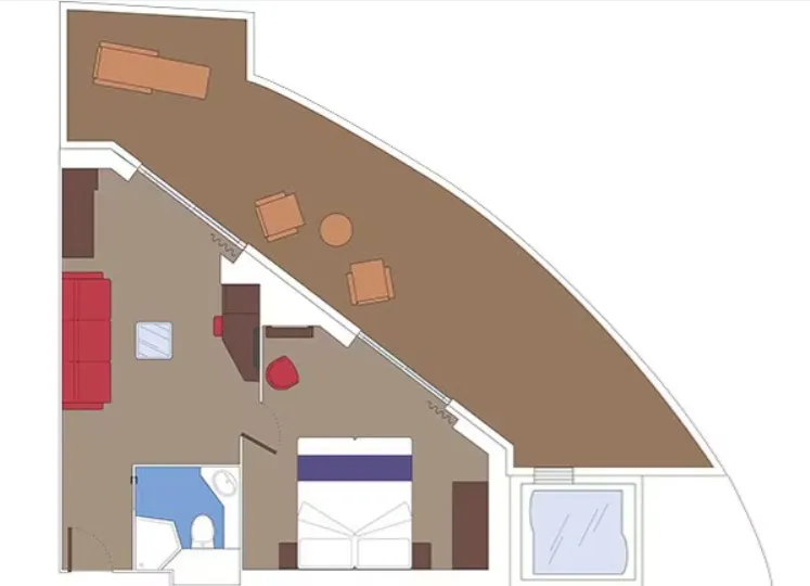 豪華AUREA套房，配有露台和漩渦浴缸 2