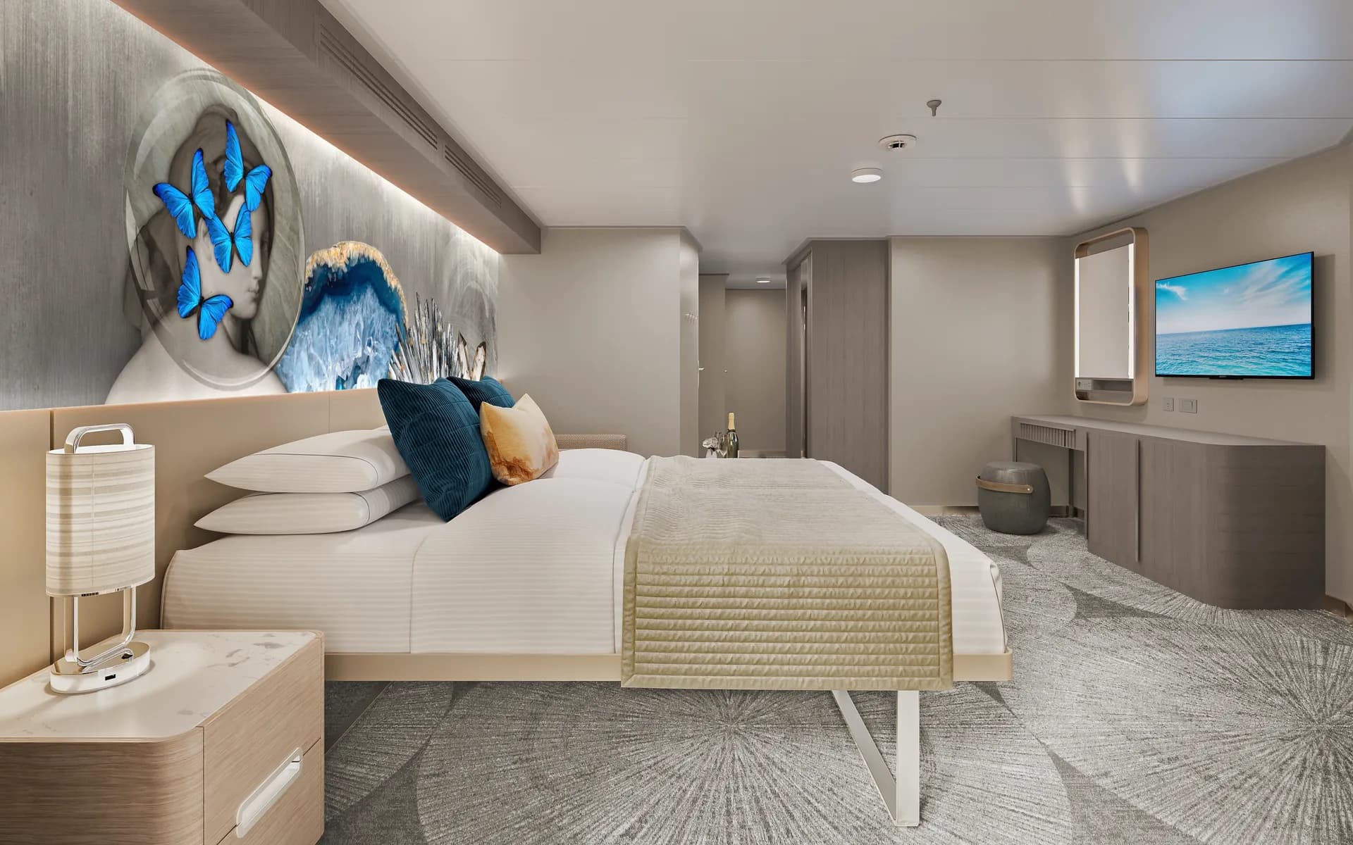 前方俱樂部陽台套房，擁有寬敞陽台 2