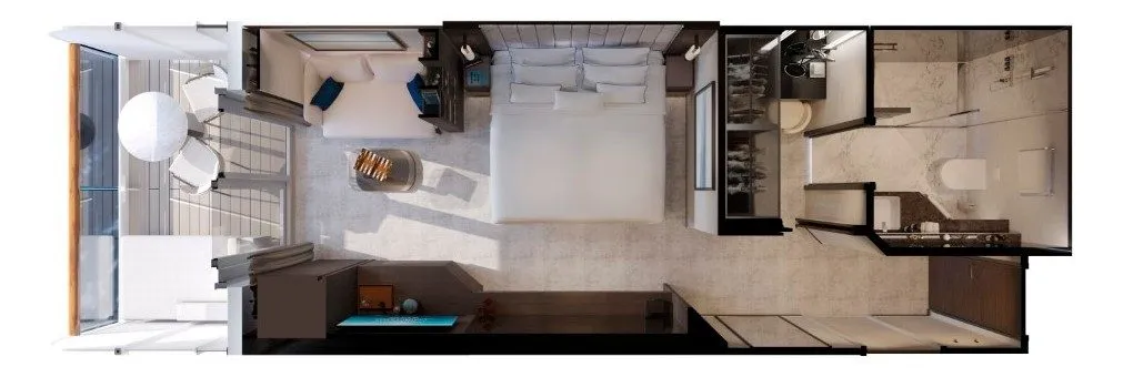 海洋露台套房 24