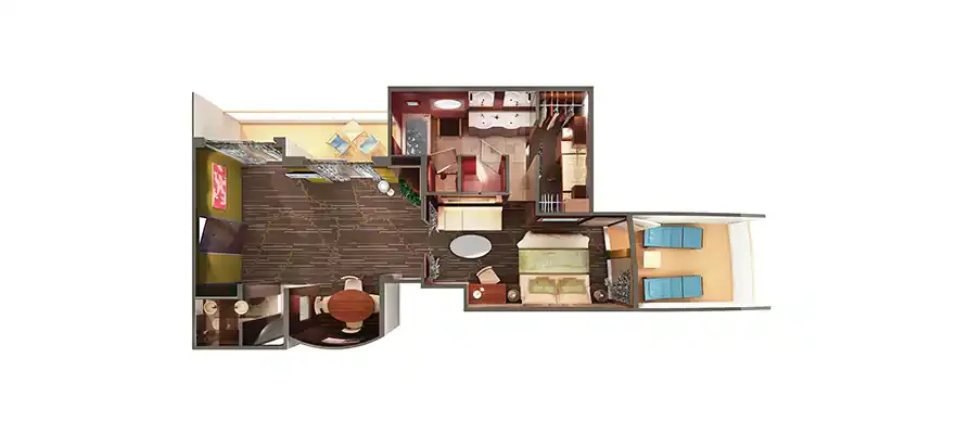 擁有兩個陽台的主人套房 2