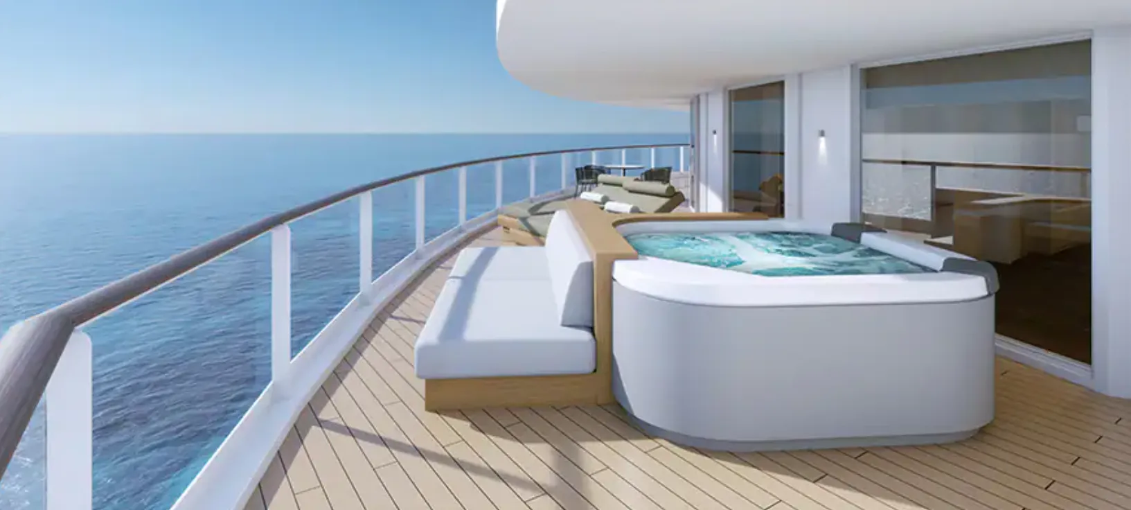 海灣後方陽台豪華套房 3