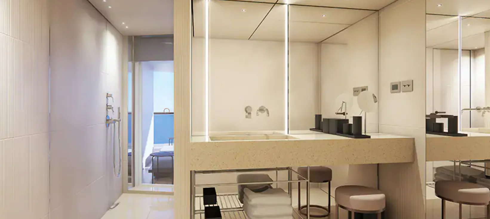 海灣後方陽台豪華套房 2