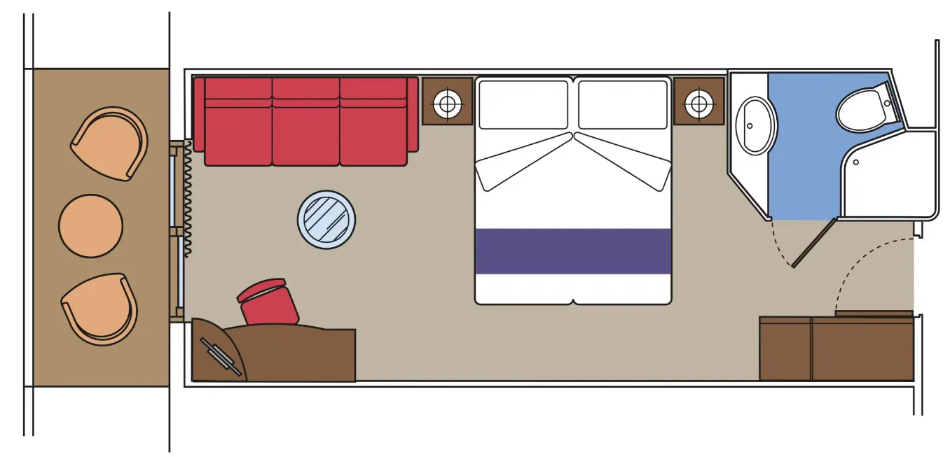 豪華陽台部分海景Fantastica 2