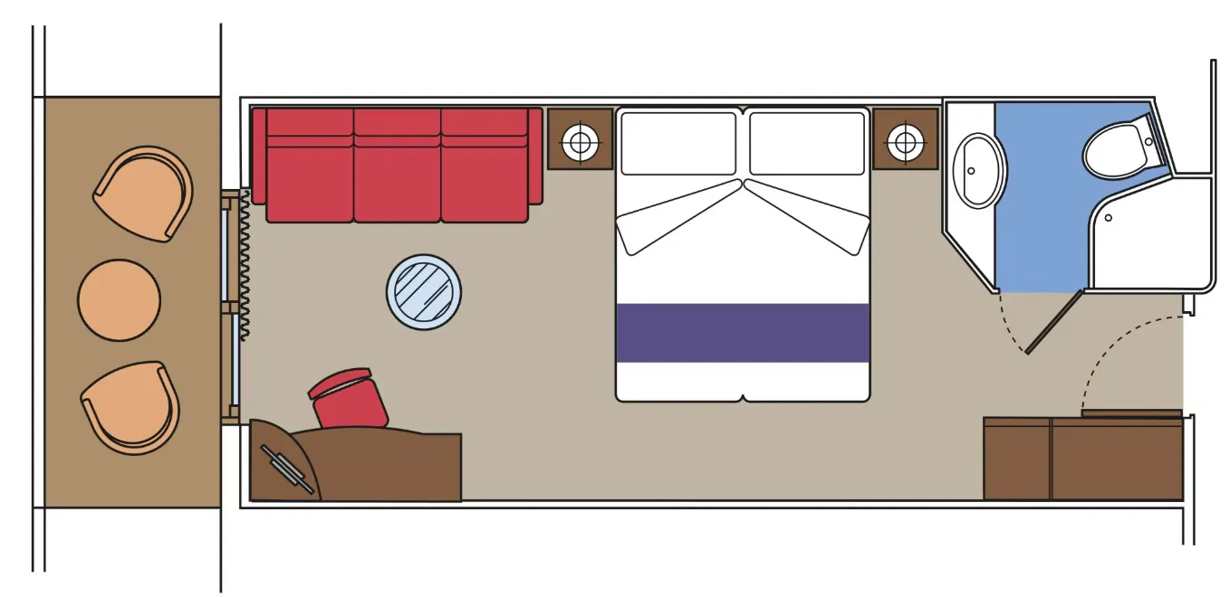 豪華陽台部分海景Fantastica 2