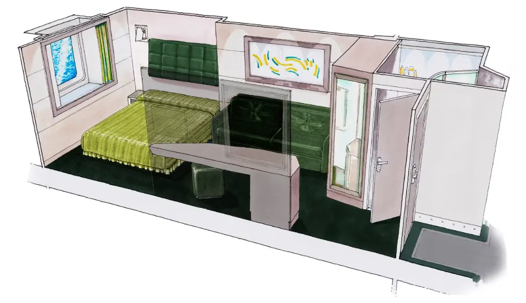 豪華海景客房（受阻擋的視野）FANTASTICA 3