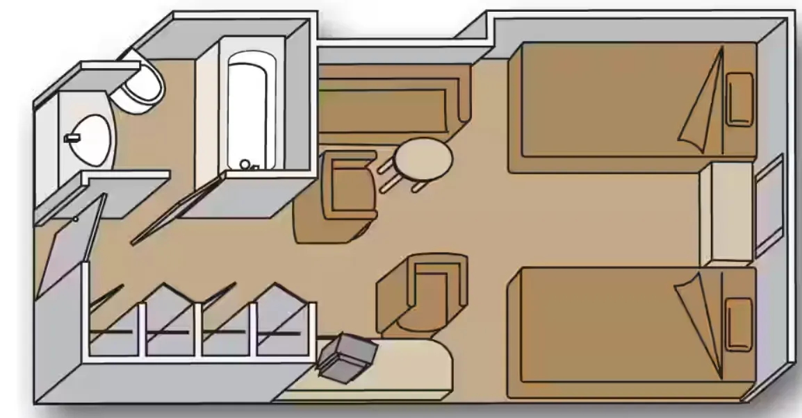 大型海景客艙（部分海景） 2