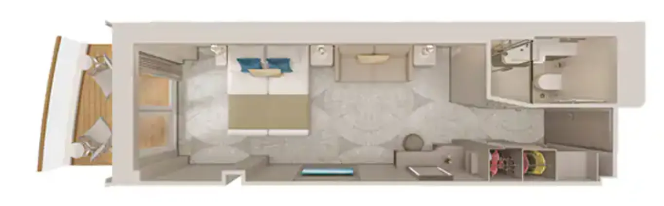 俱樂部陽台套房 3