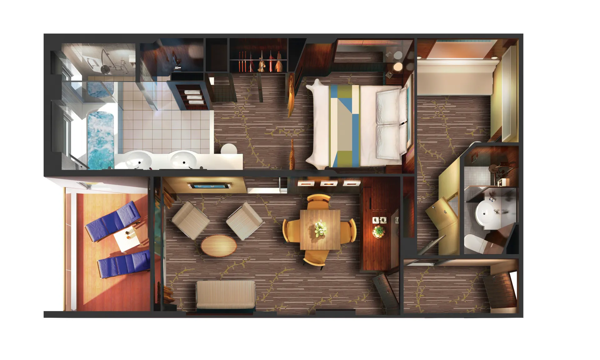 兩臥室豪華家庭套房（附陽台） 5