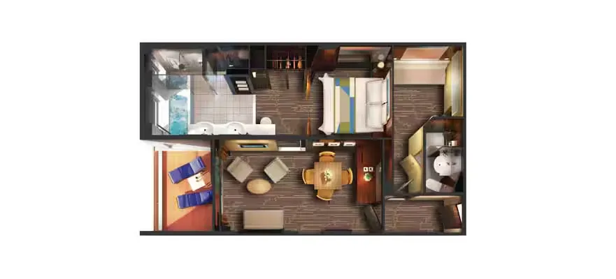 兩臥室豪華家庭套房（附陽台） 3