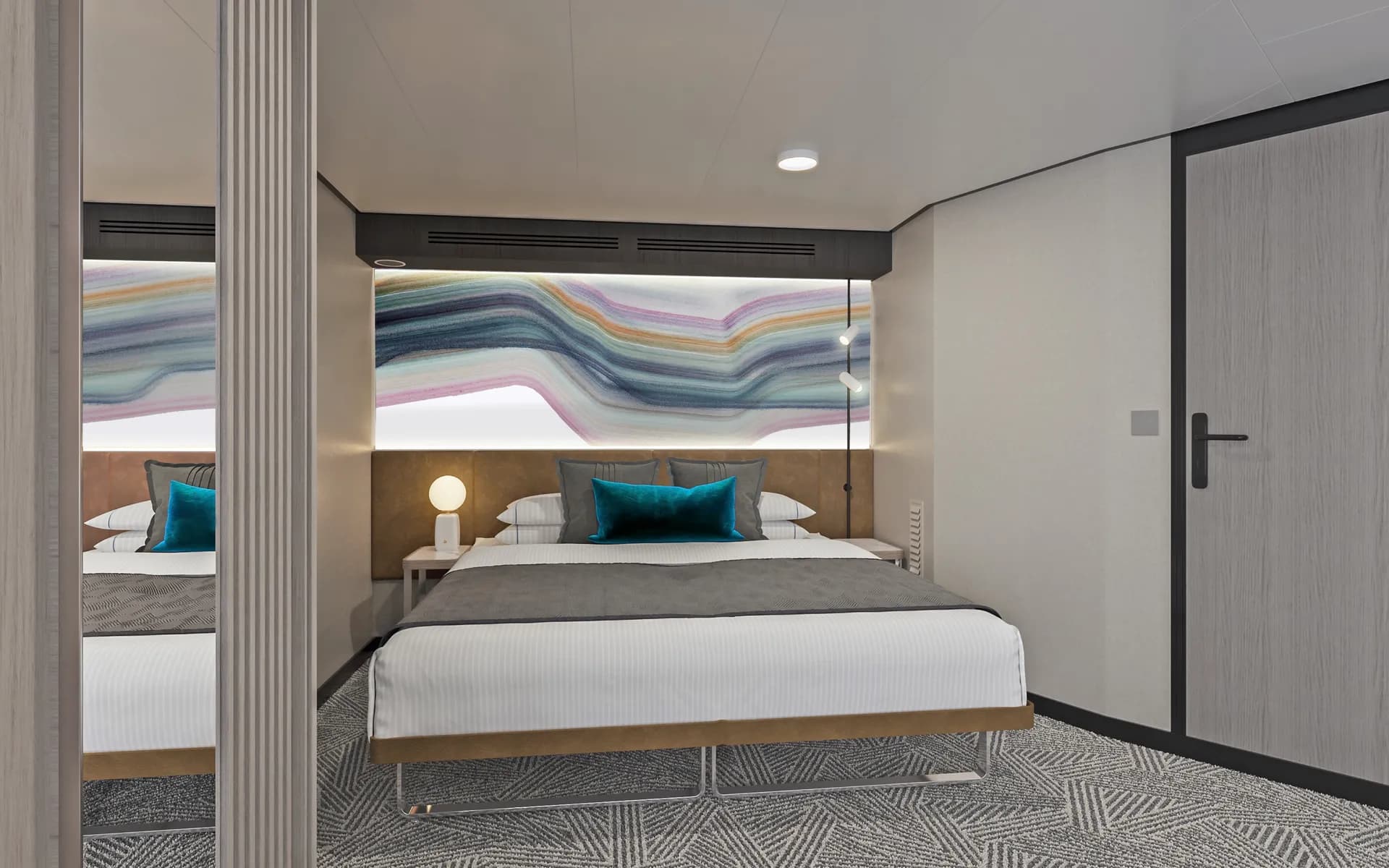 面向船尾的套房帶大陽台 2