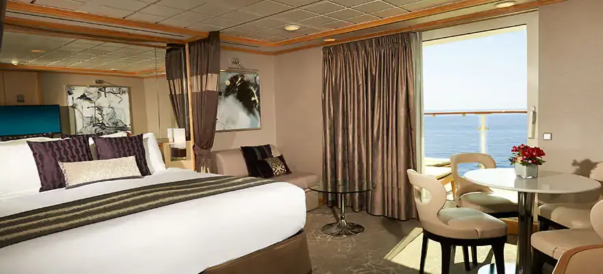 面向船尾的豪華套房帶陽台 3