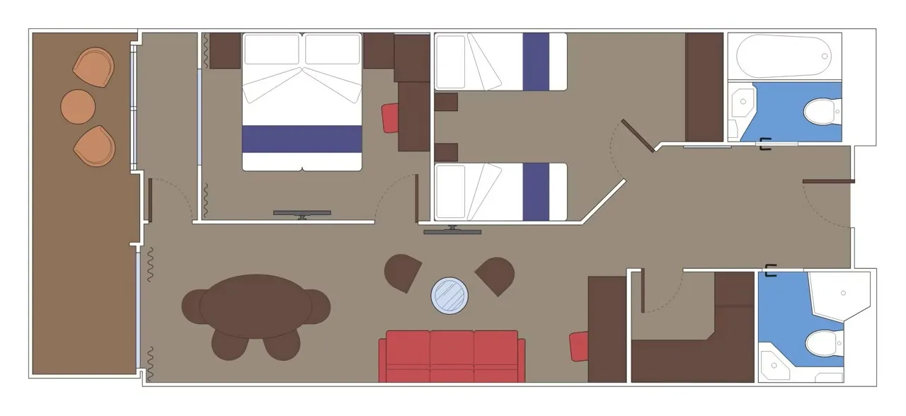 雙臥室豪華套房 AUREA 3