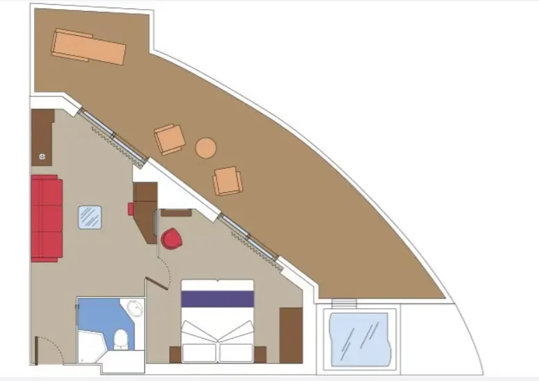 擁有露台的高級套房 2