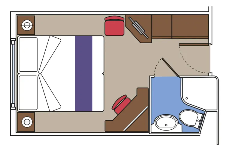 豪華海景小型客房（受阻擋的視野）FANTASTICA 2