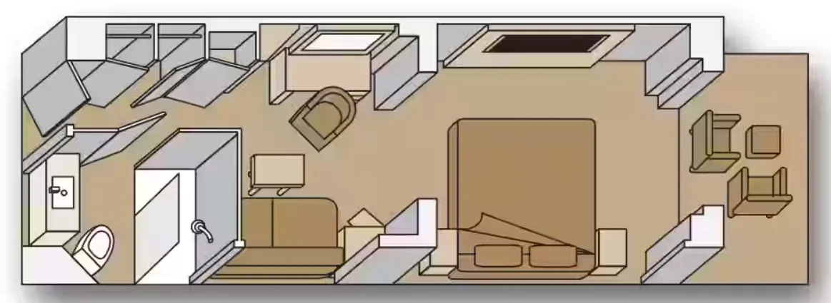 後方景觀套房 4
