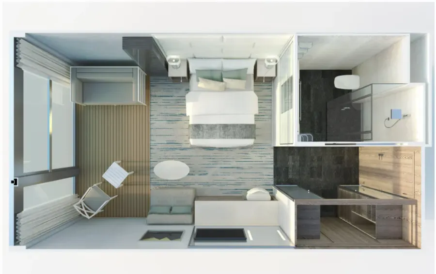 高級陽台套房 5