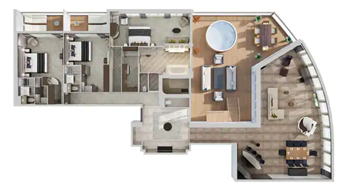 海灣三臥室花園別墅 4