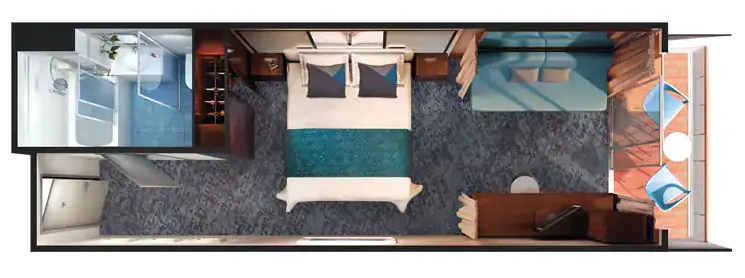 俱樂部陽台套房 4