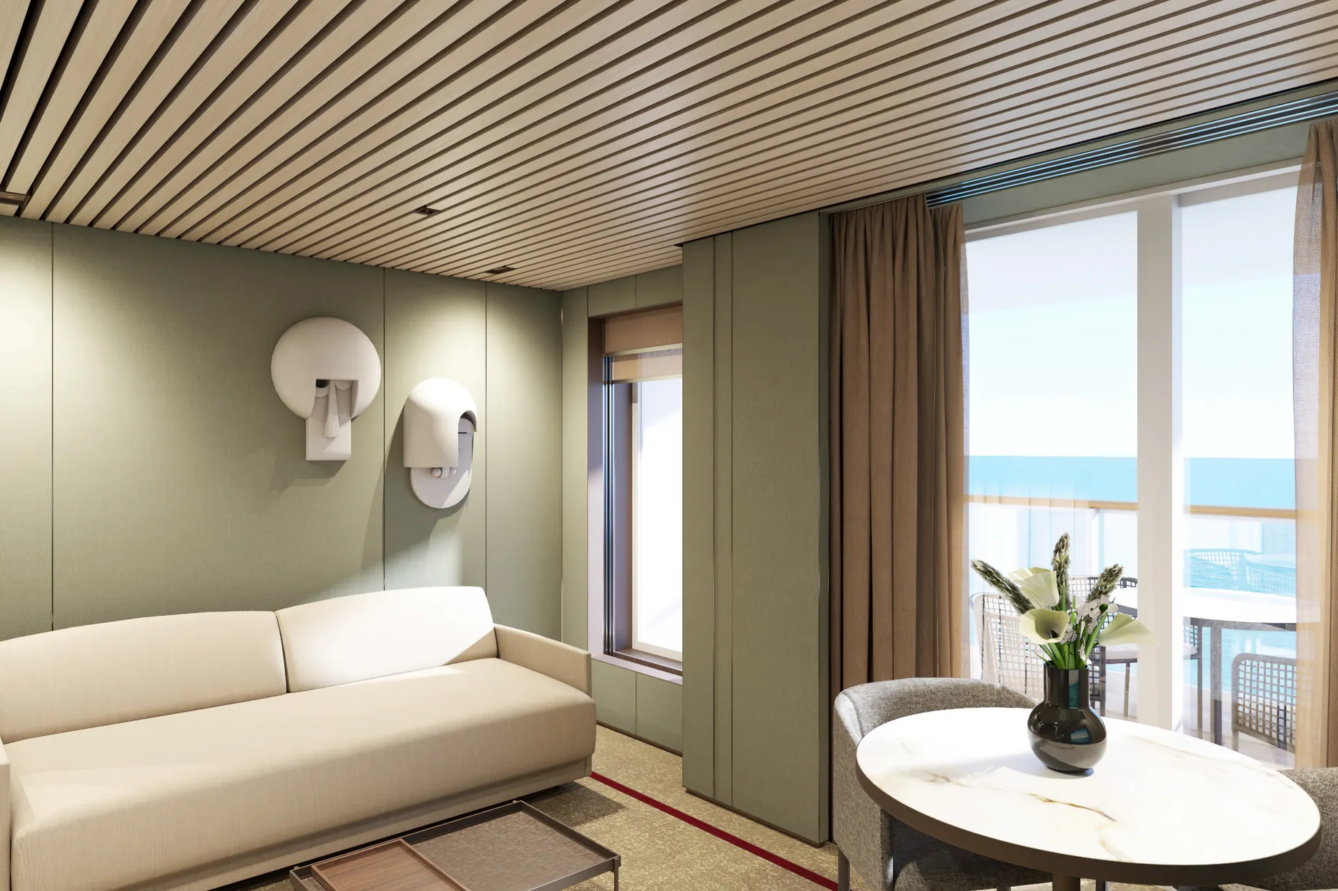 海灣二臥室家庭別墅，擁有寬敞陽台 2