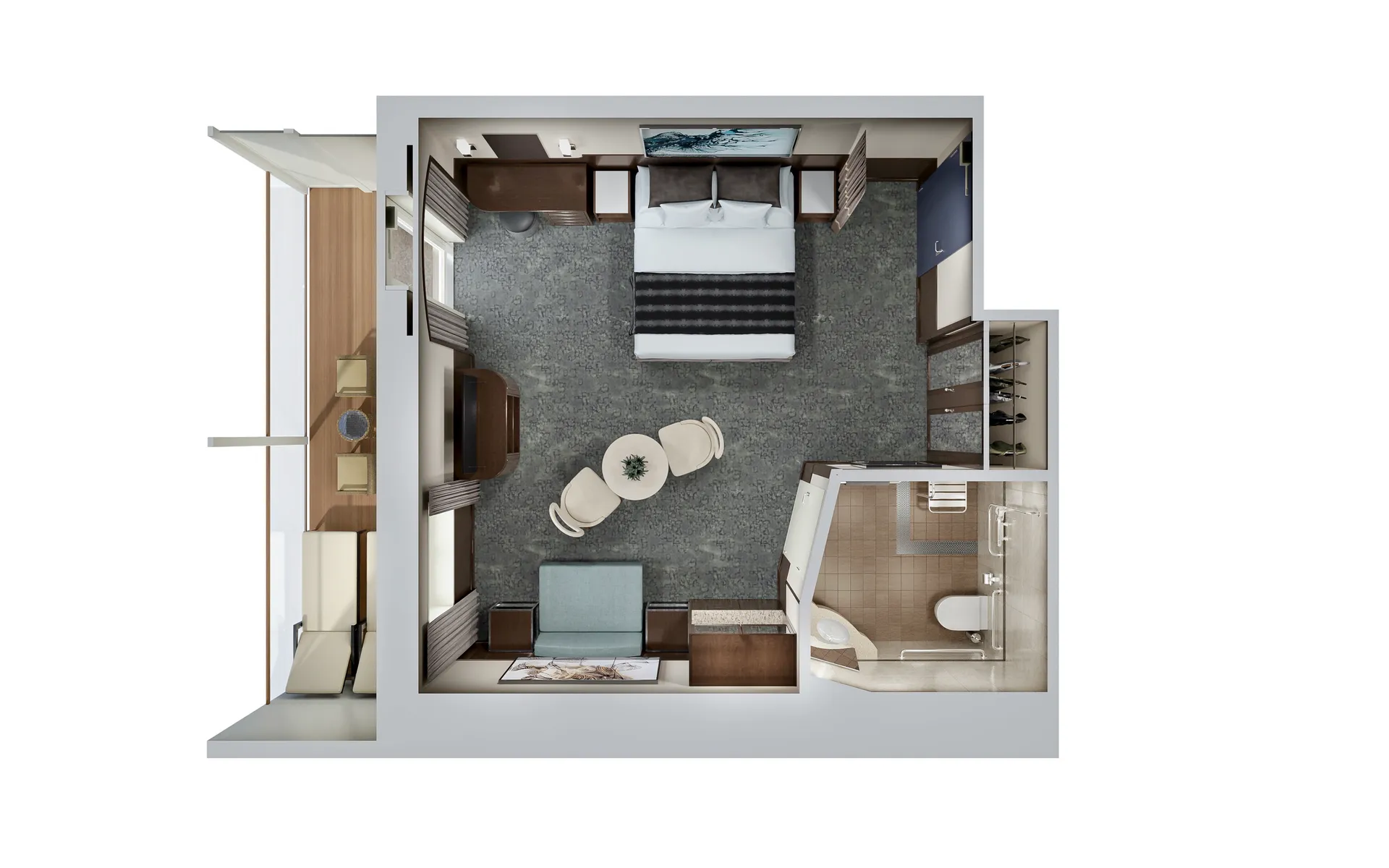 帶陽台的豪華套房 5