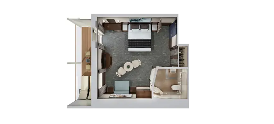 帶陽台的豪華套房 3