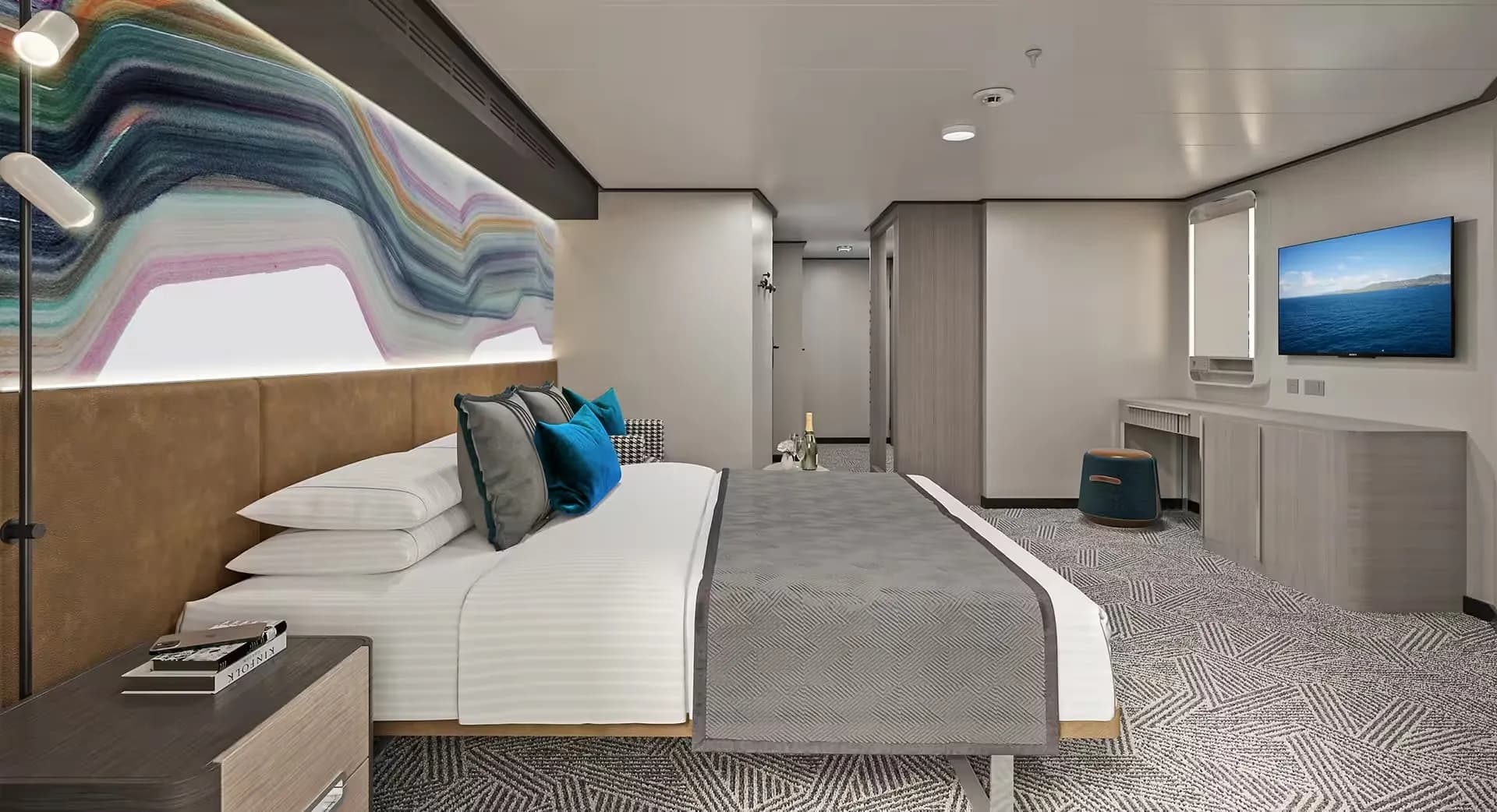 前方俱樂部陽台套房 4