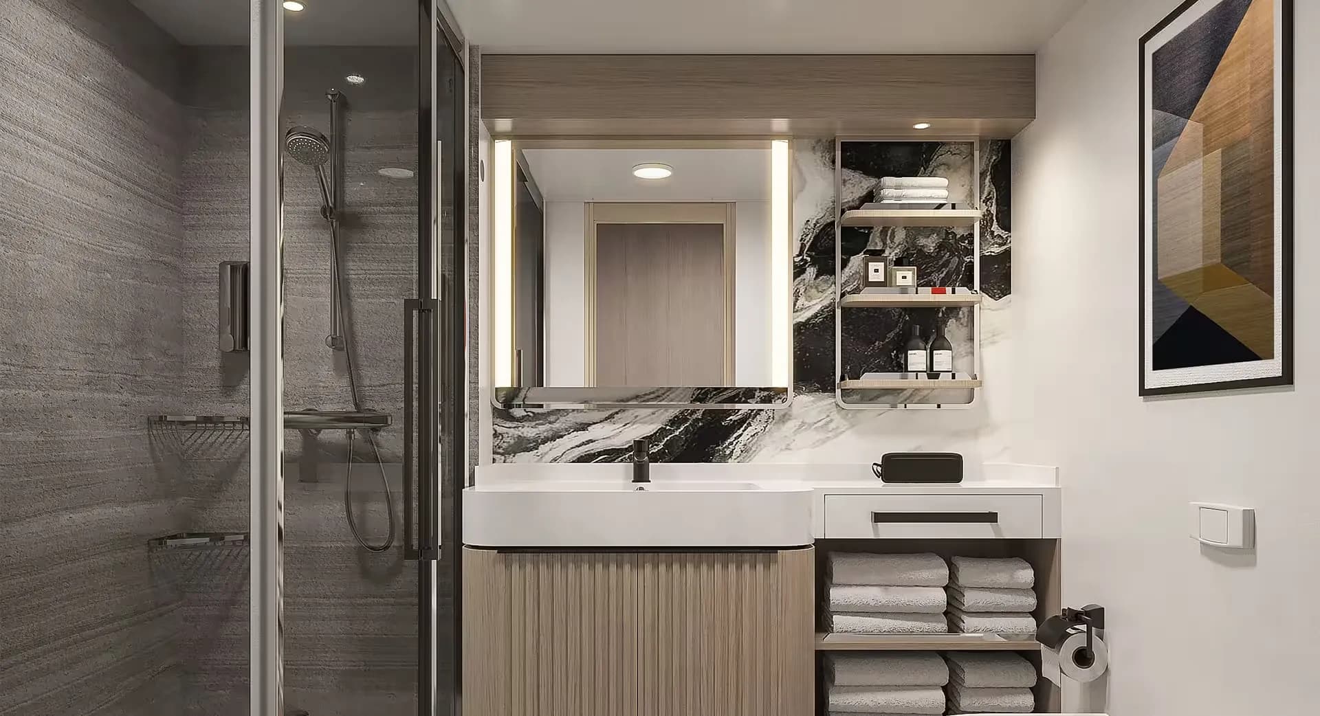 前方俱樂部陽台套房 2