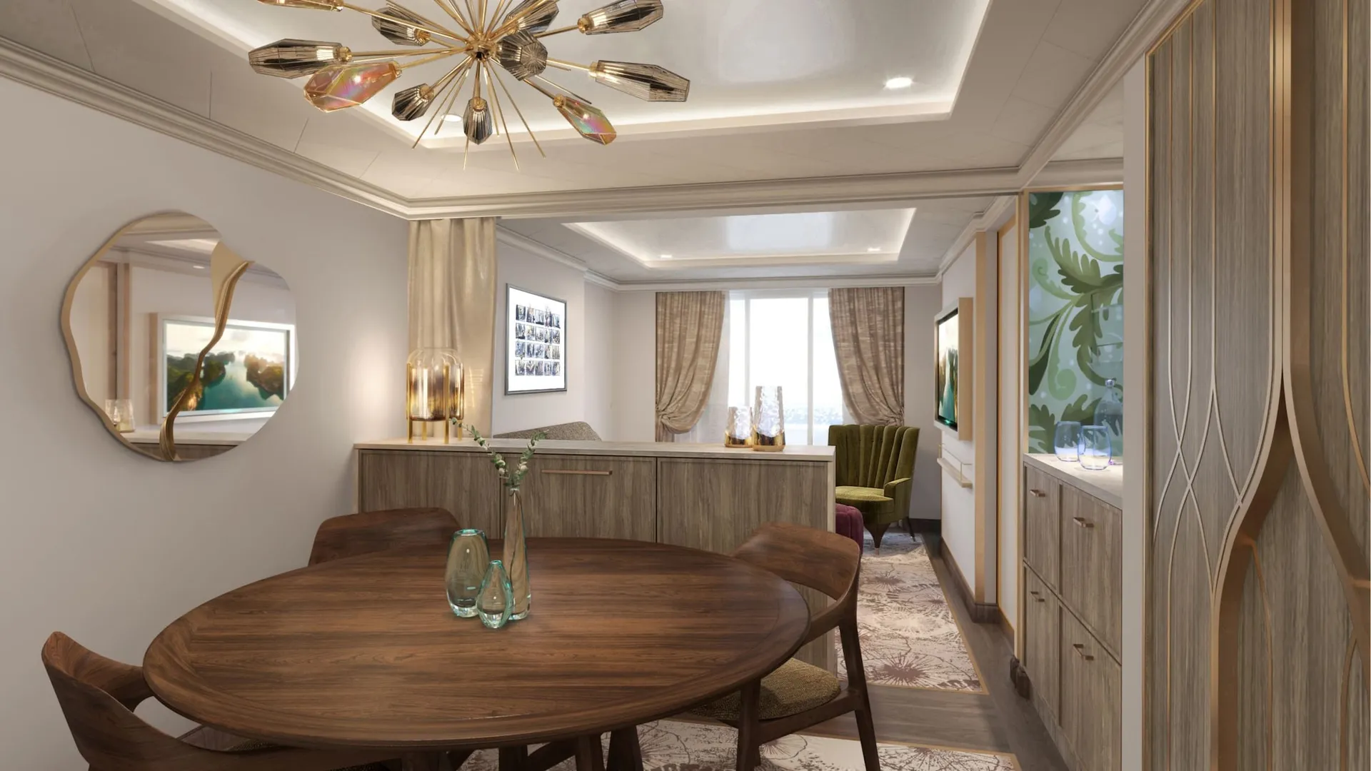 禮賓服務一臥室套房，配有陽台 2