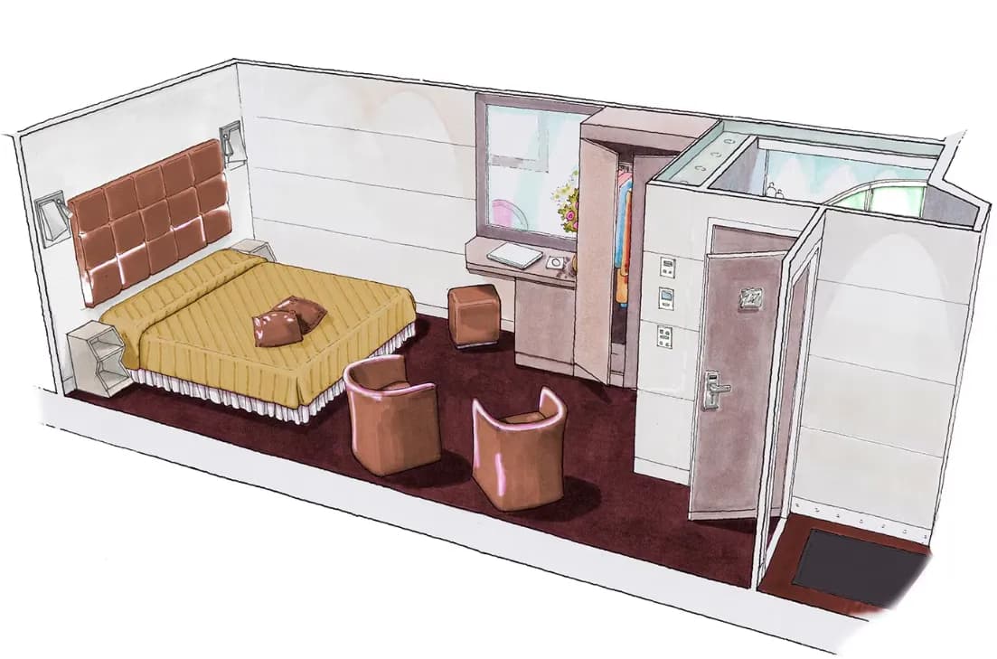 MSC遊艇俱樂部內艙套房 3