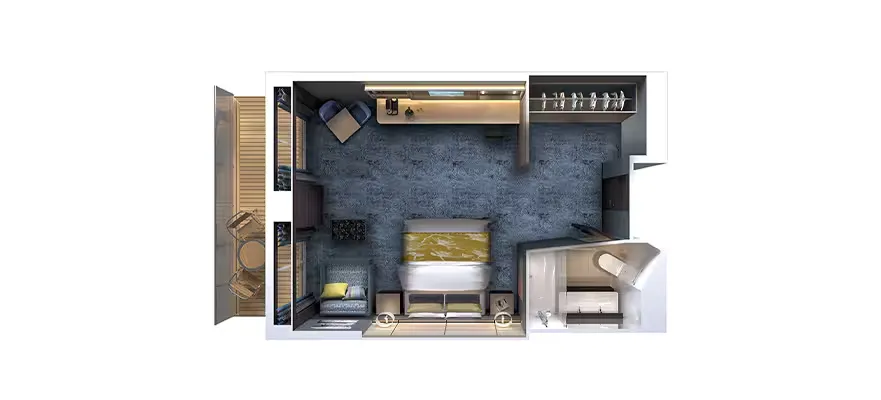 帶陽台的豪華套房 2