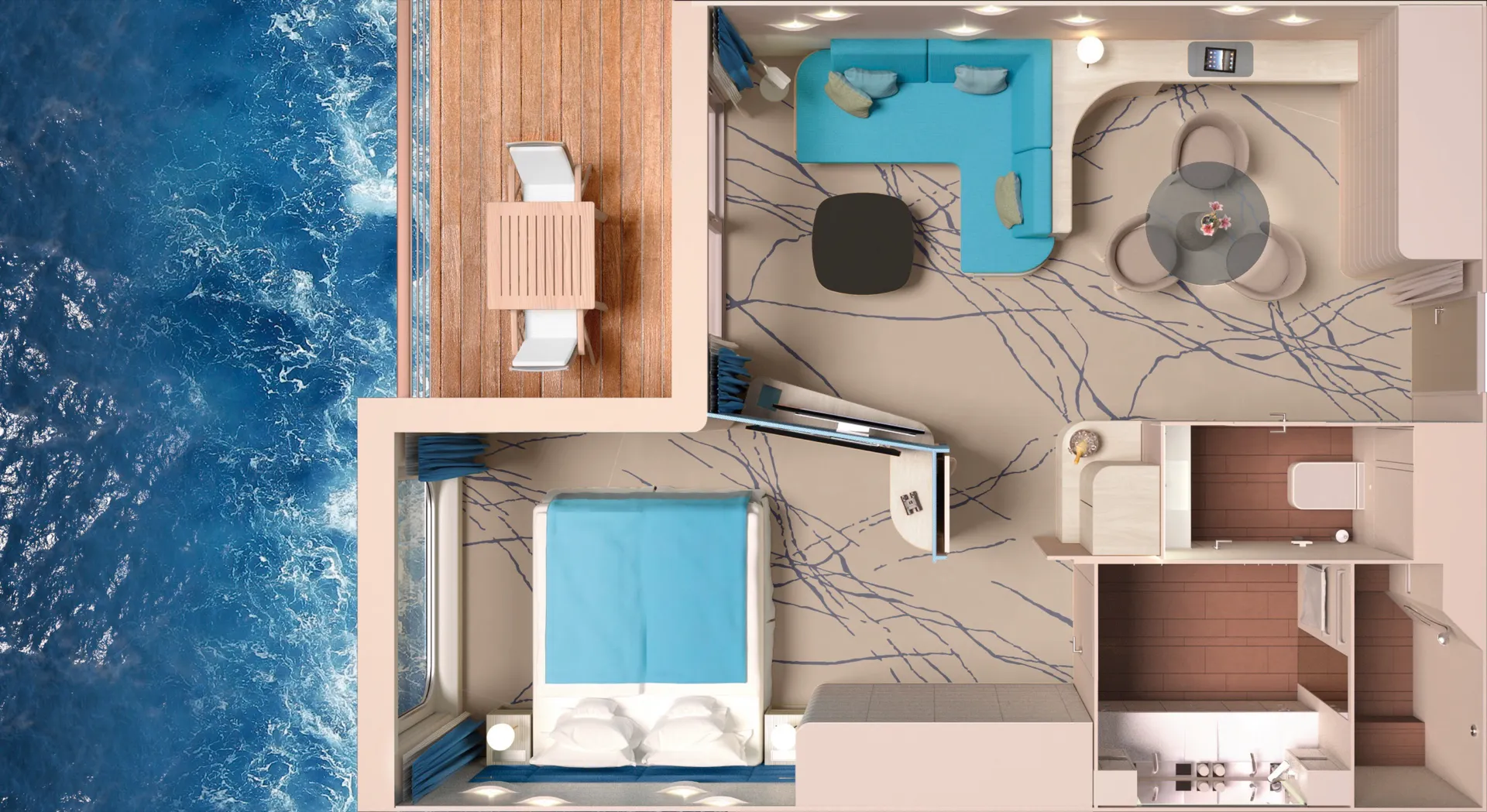 帶陽台的初級套房 6