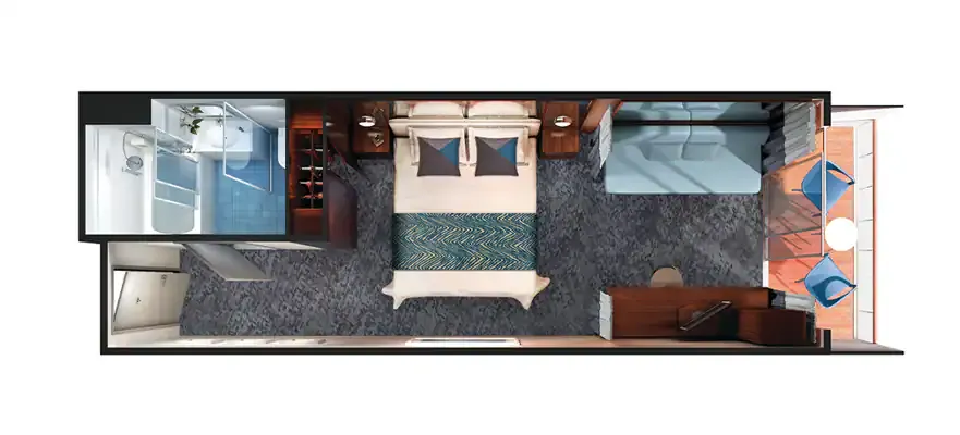 隨航俱樂部陽台套房 2