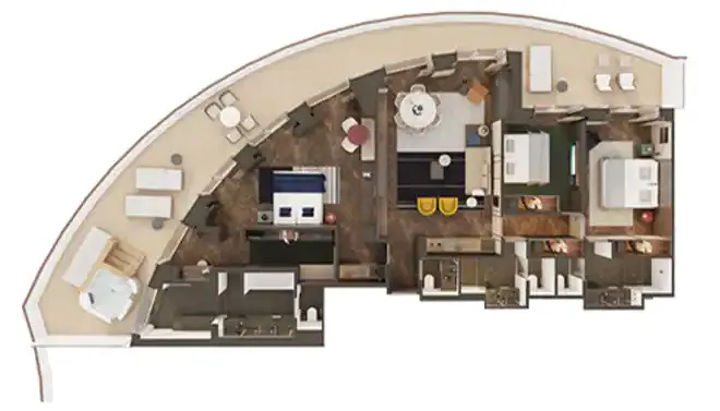 海灣首屈一指的主人套房（大陽台） 9