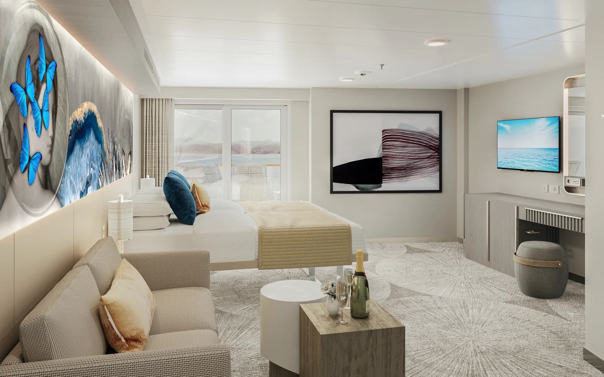 家庭套房，擁有大型陽台 2