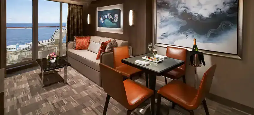 海灣後方陽台豪華套房 3