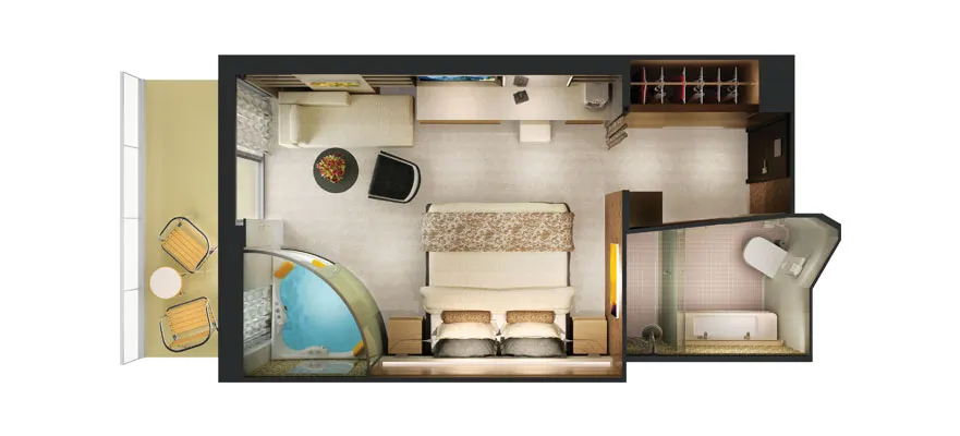 海灣豪華套房附陽台 3