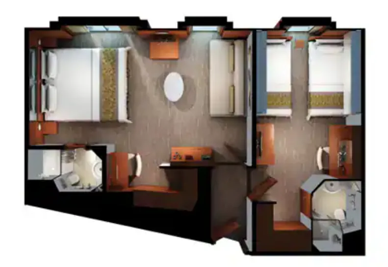 1臥室受阻視野家庭套房 3