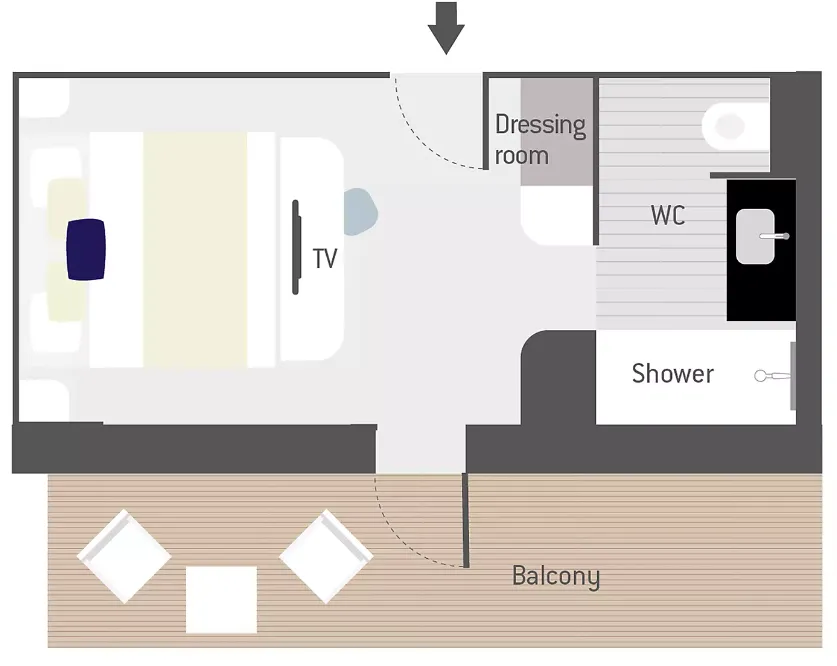 阿利澤斯尊貴艙房，帶陽台 9