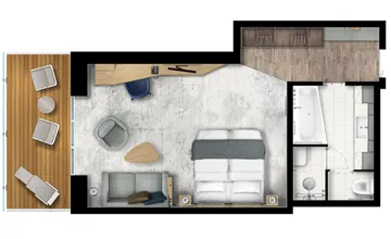 豪華露台套房 18